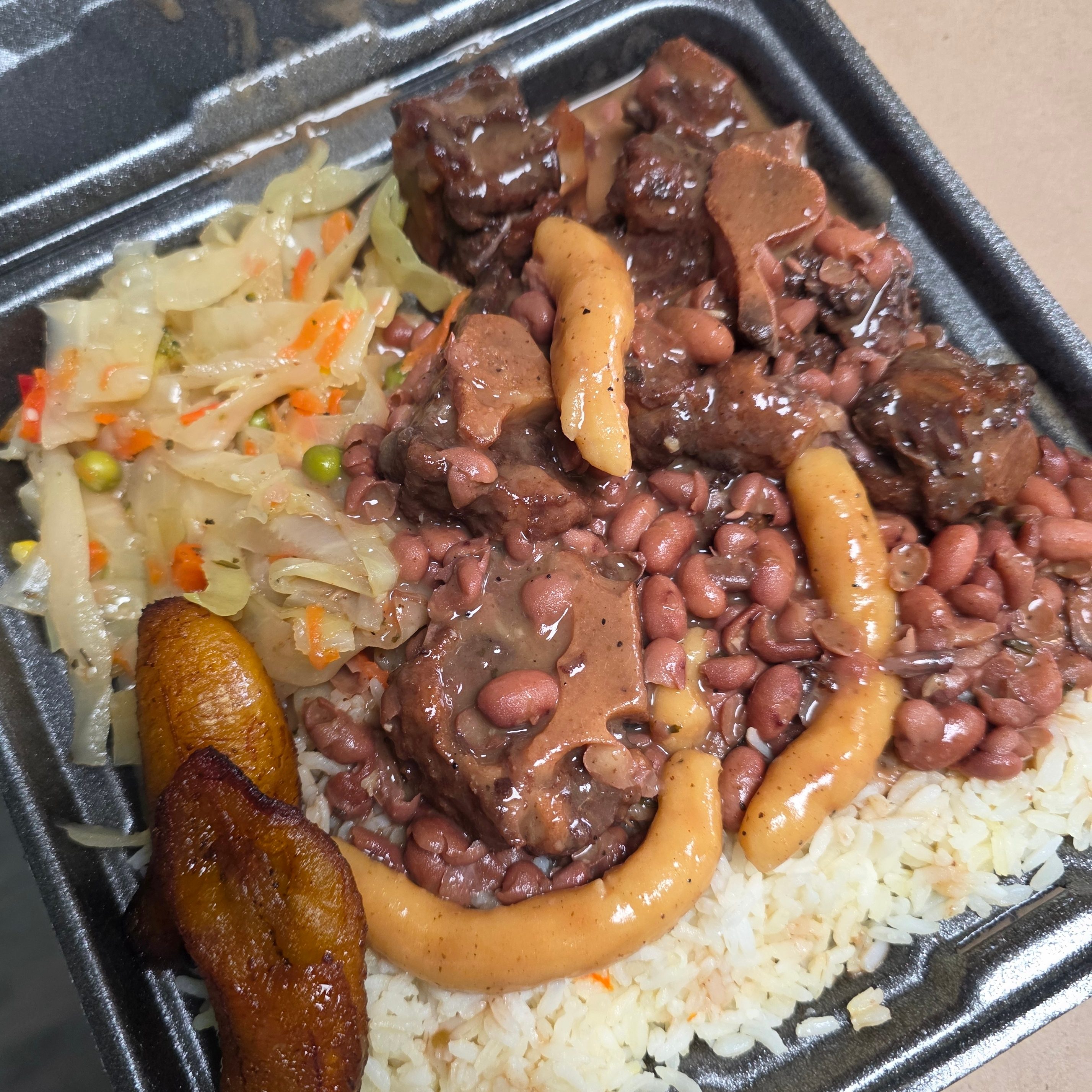 Stew Peas with Oxtails.