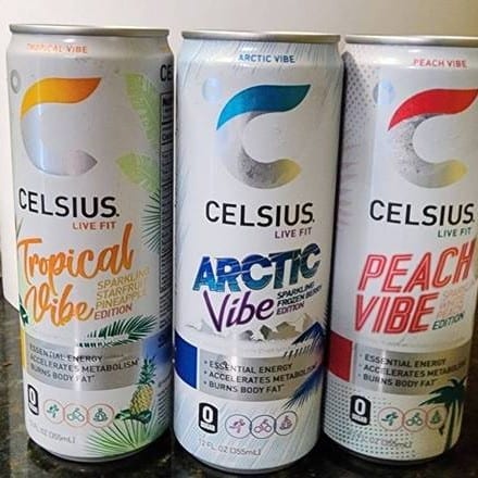 Celsius Sparkling Energy Drink.