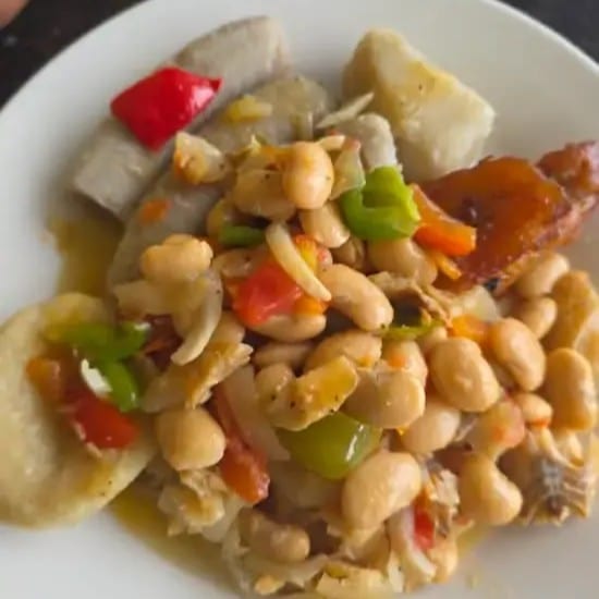 Butter Beans and Saltfish.