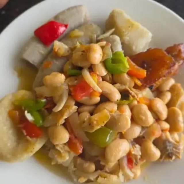 Butter Beans and Saltfish.